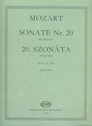 Wolfgang Amadeus Mozartet al. - Sonate Nr. 20 B-Dur, KV 498