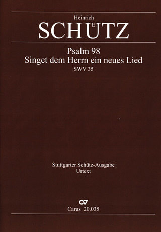 Heinrich Schütz - Sing to the Lord a new song SWV 35