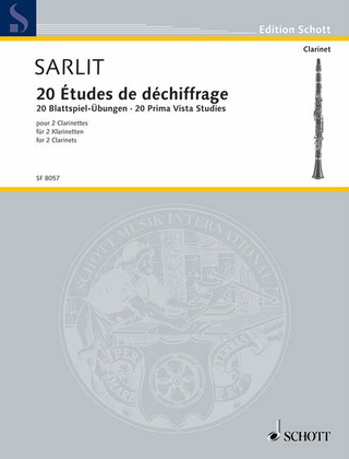 Sarlit, Henri - 20 Blattspiel-Übungen