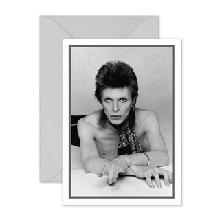 David Bowie Shirtless Card