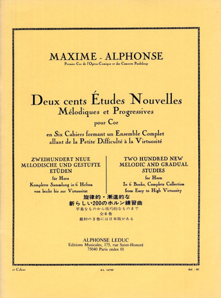 Maxime Alphonse - 200 Études Nouvelles 2