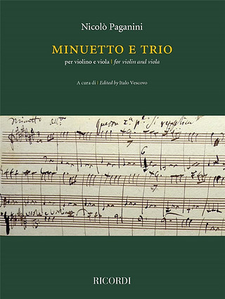 Niccolò Paganini - Minuetto e Trio per violino e viola
