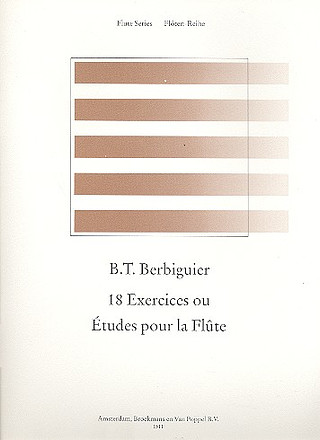 Benoit Tranquille Berbiguier - 18 Etudes