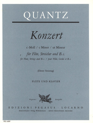 Johann Joachim Quantz - Konzert c-Moll für Flöte, Streicher und B.c.