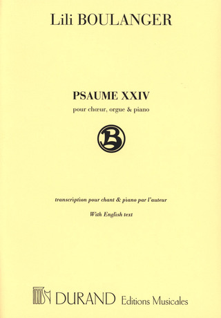 L. Boulanger - Psaume XXIV (24) : La Terre Appartient A L'Eternel