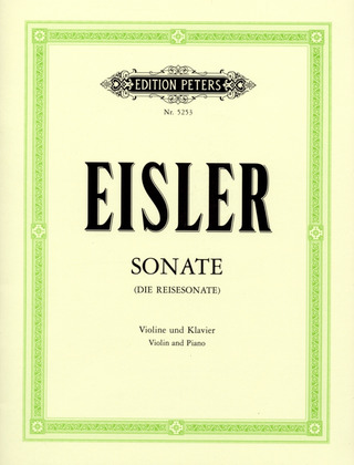 Hanns Eisler: Sonate