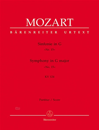 Wolfgang Amadeus Mozart - Symphony no. 15 in G major K. 124
