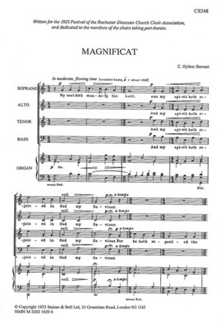 Charles Hylton Stewart - Magnificat and Nunc Dimittis in C