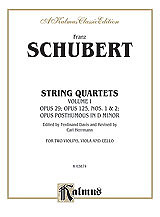 Franz Schubert et al. - String Quartets, Volume I: Op. 29; Op. 125, Nos. 1 & 2; Op. Posth. in D Minor