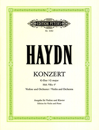 Joseph Haydn: Konzert für Violine und Orchester G-Dur Hob. VIIa: 4