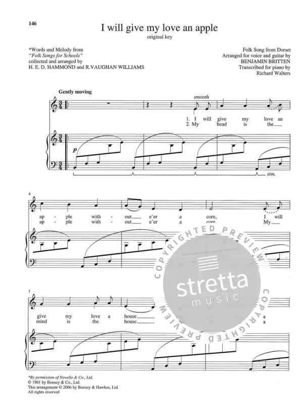 Benjamin Britten - Complete Folksong Arrangements – High voice