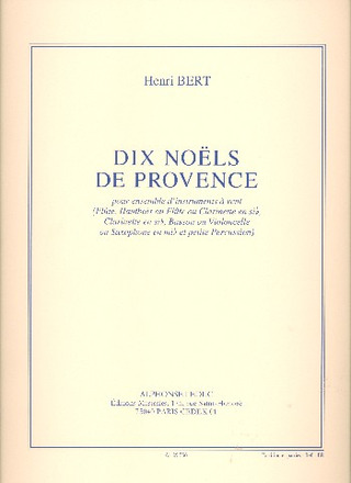 Henri Bert: 10 Noels de Provence
