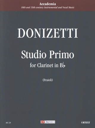 Donizetti, Domenico Gaetano Maria - Studio primo