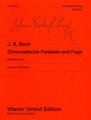 Johann Sebastian Bach - Chromatische Fantasie und Fuge BWV 903/903a