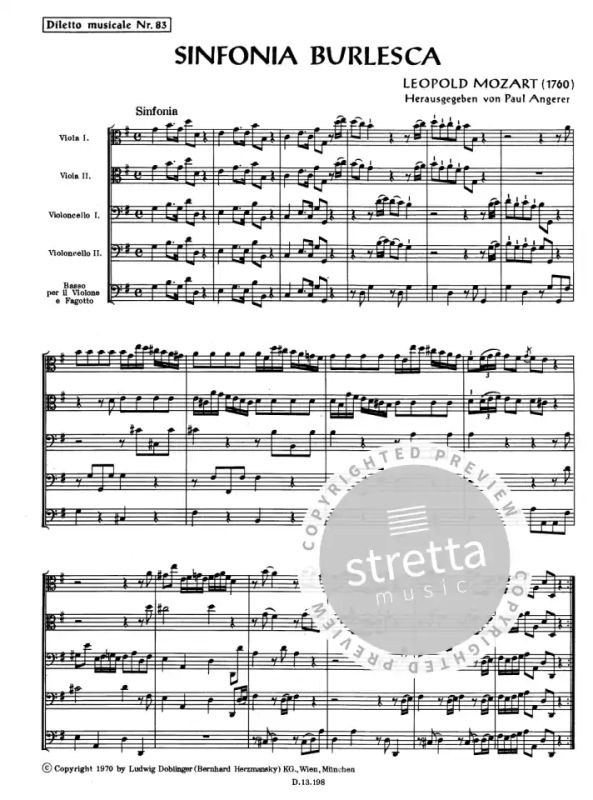 Leopold Mozart: Sinfonia burlesca G-Dur (1)