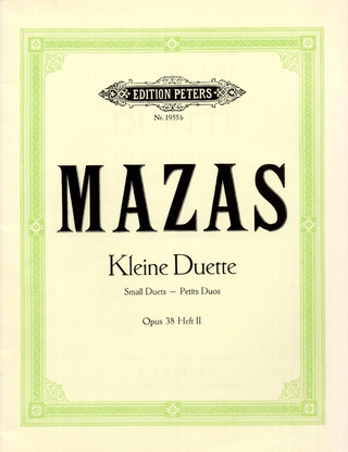 Jacques Féréol Mazas - Kleine Duette op. 38