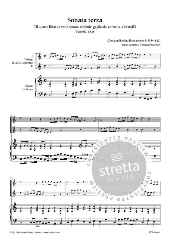 Giovanni Battista Buonamente - Sonata terza