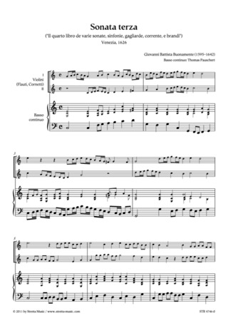 Giovanni Battista Buonamente - Sonata terza