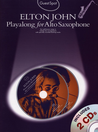 Elton John - Guest Spot Elton John Playalong For Alto Saxophone Asax Book/2Cd