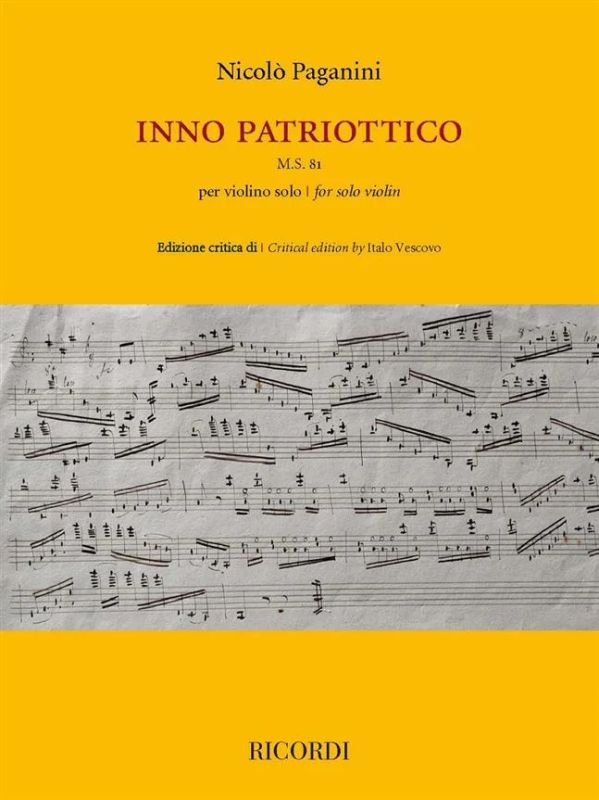 Niccolò Paganini - Inno Patriottico M.S. 81