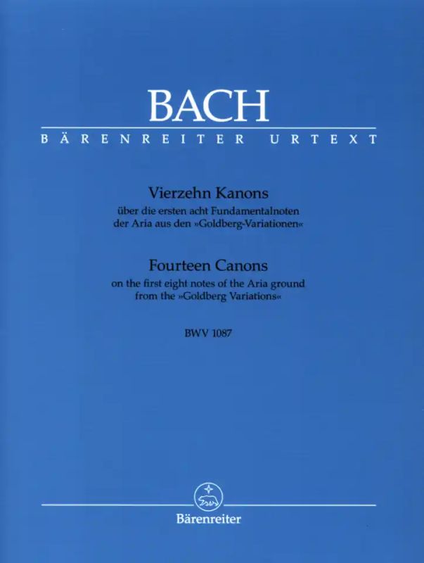 Johann Sebastian Bach - Forteen Canons BWV 1087