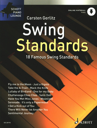 18 Swing Standards für Klavier Noten