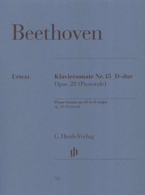 Ludwig van Beethoven - Piano Sonata no. 15 D major op. 28