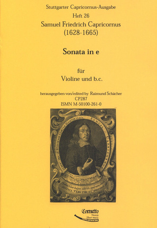Samuel Capricornus - Sonata in e - Violine, b.c