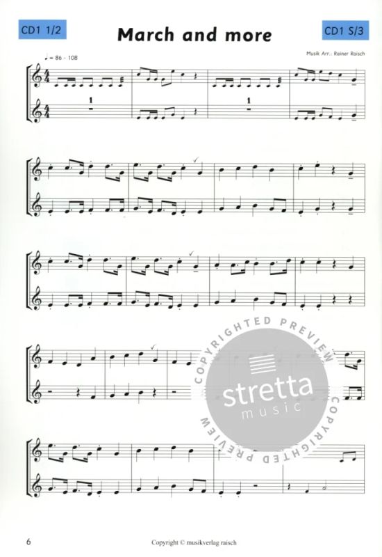 Notenmix für Flötenkids 1 Musiknoten Sopranblockflöte Noten 