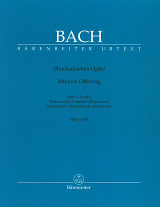 Johann Sebastian Bach: Musikalisches Opfer 1 c-Moll BWV 1079