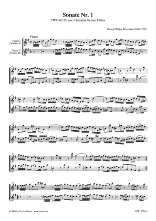 Georg Philipp Telemann - Sonate Nr. 1