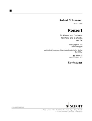 Robert Schumann - Konzert a-Moll