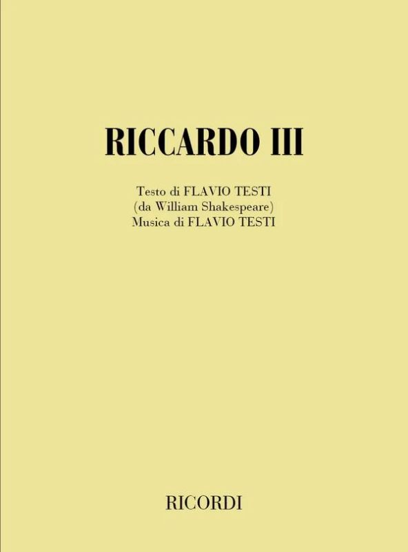 Flavio Testi - Riccardo III