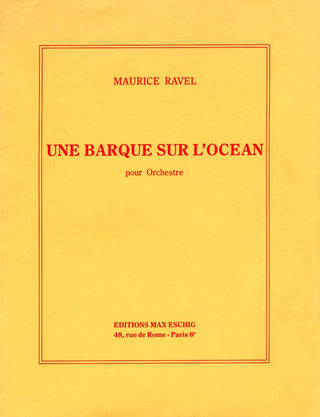 Maurice Ravel: Barque Sur L'ocean Poche