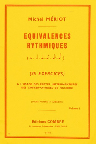 Michel Meriot - Equivalences rythmiques 1