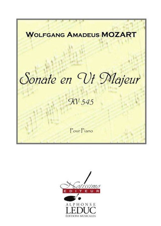 Wolfgang Amadeus Mozart - Sonate En Ut Majeur Kv545