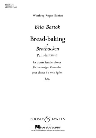 Béla Bartók: Bread-baking