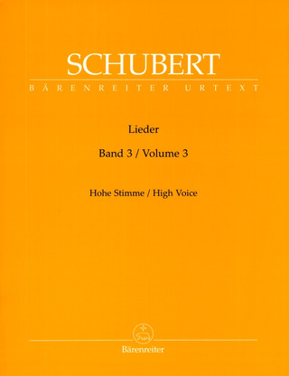 Franz Schubert - Lieder 3 – High Voice