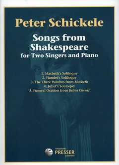 Peter Schickele - Songs from Shakespeare