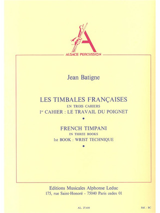 Jean Batigne - Les timbales françaises 1