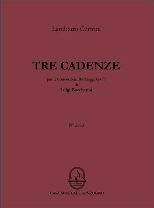 Lamberto Curtoni - Tre Cadenze