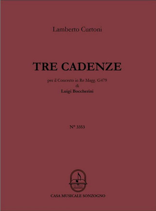Lamberto Curtoni - Tre Cadenze