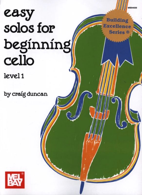 Easy Solos for Beginning Cello Level 1 