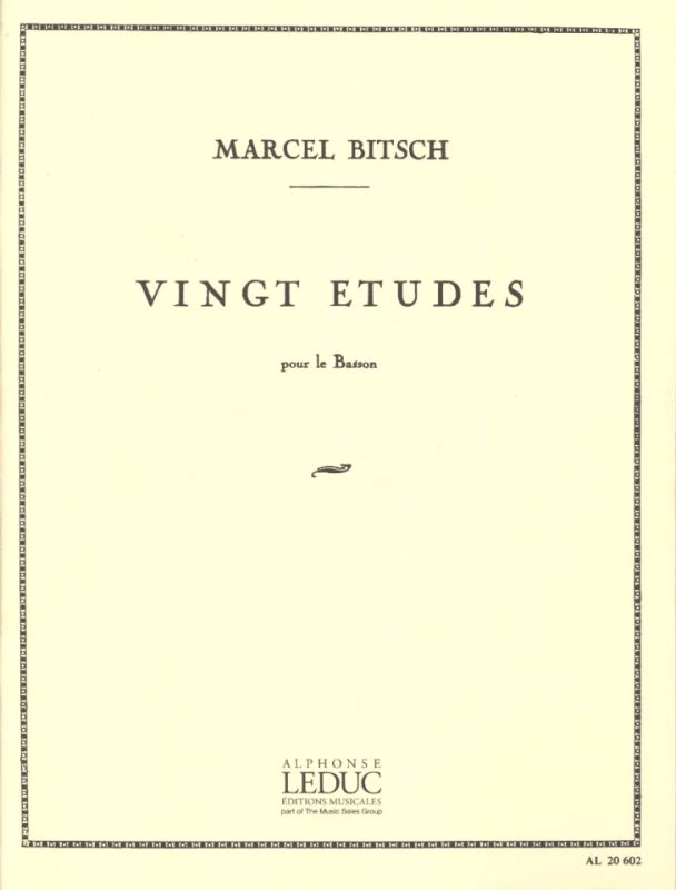Marcel Bitsch - Twenty studies