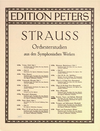 Richard Strauss: Orchesterstudien aus den Symphonischen Werken für Posaune, Tenor- und Baßtuba