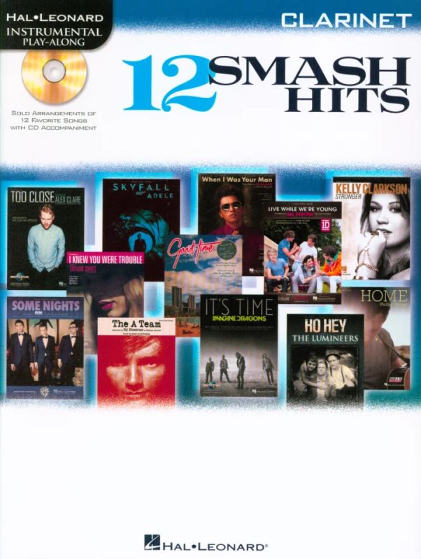 Hal Leonard Instrumental Play-Along: 12 Smash Hits – Clarinet