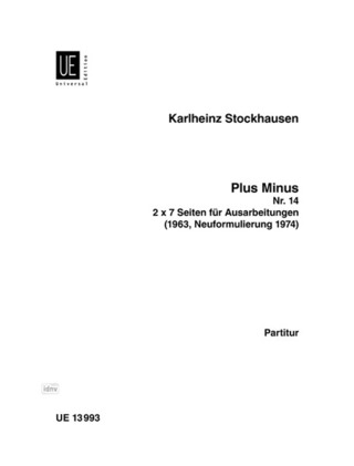 Karlheinz Stockhausen - Plus minus Nr. 14