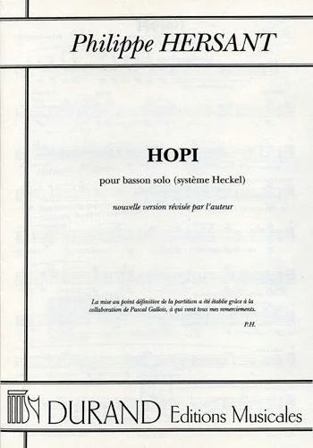 Philippe Hersant - Hopi