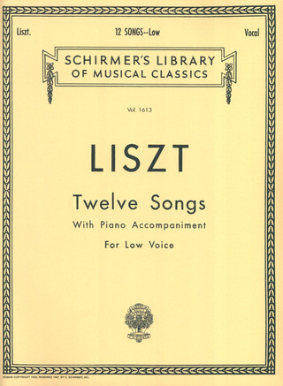 Franz Liszt - 12 Lieder
