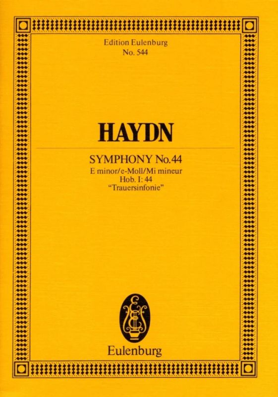 Joseph Haydn - Sinfonie Nr. 44  e-Moll Hob. I: 44